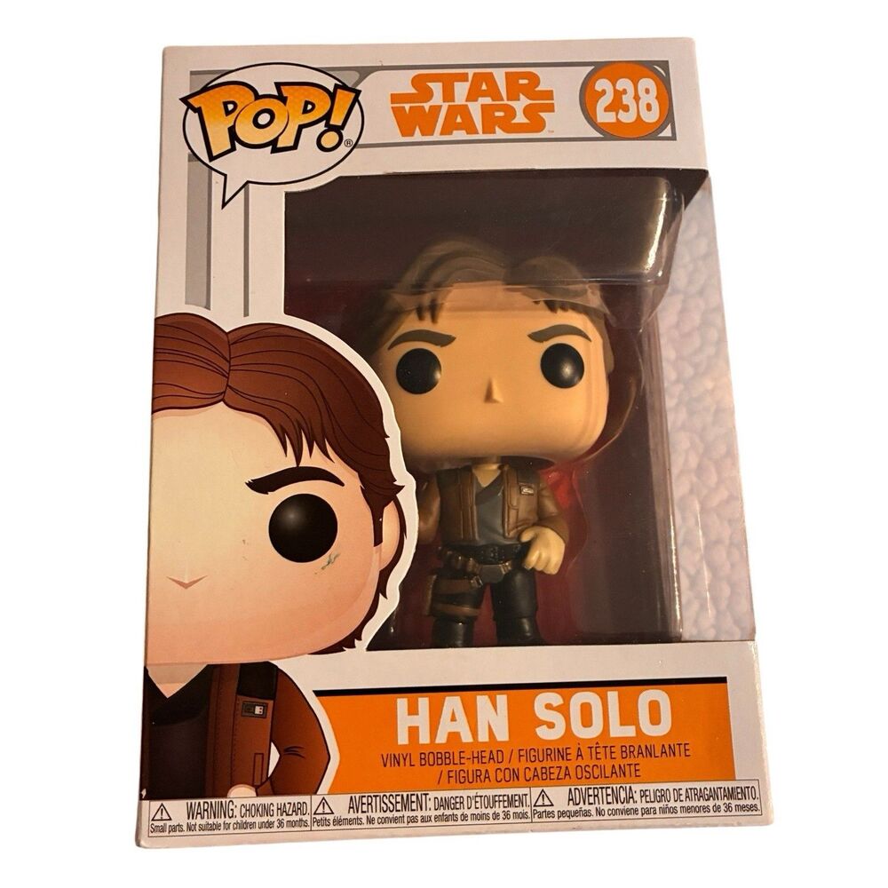 Star Wars HAN SOLO Funko Pop Bobble Head #238 NIB